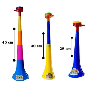 Fancy Terompet Pelangi 4 Susun Tahun Baru Suara Keras 45cm & 40cm untuk Perayaan Lebih Meriah dan Berkesan