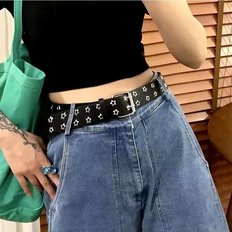 BGS-263 Ikat Pinggang Ring Belt full lubang Belt Sabuk Ikat Pinggang Gesper Wanita