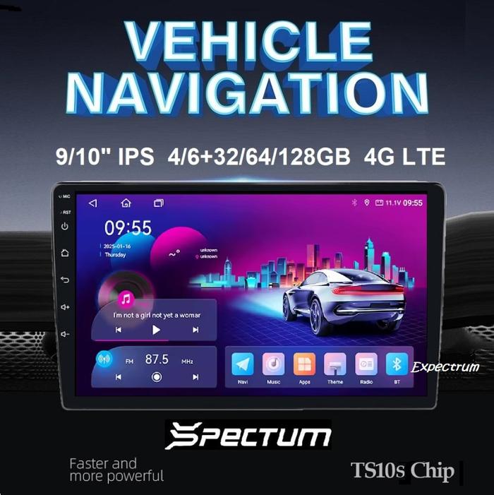 Expectrum Jual Head unit Android SPECTUM TS10s UIS7862 DSP IPS 4G GPS BT WIFI ...