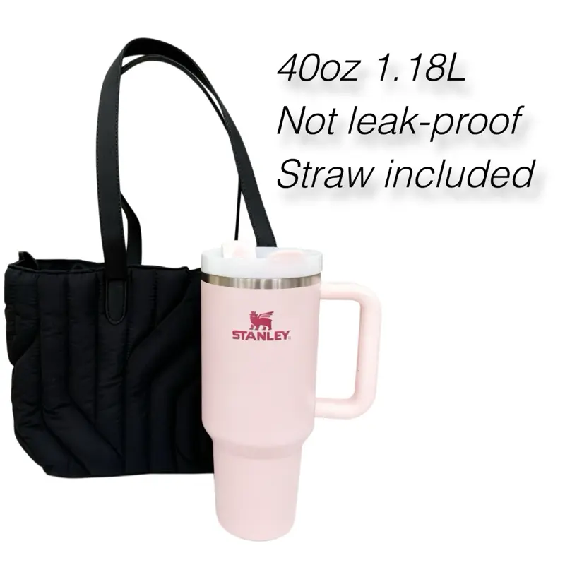 [Ready Stock ] - STANLEY BOTOL MINUM TUMBLR QUENCHER H20 TAHAN PANAS DINGIN 40oz atau 1.18L Stainless