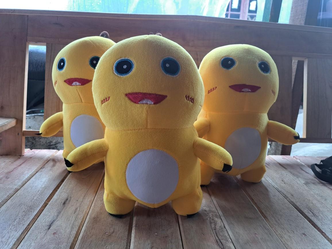 Boneka Nailong Ukuran 40 cm Dino Kuning Mainan Anak - Toys, Dolls