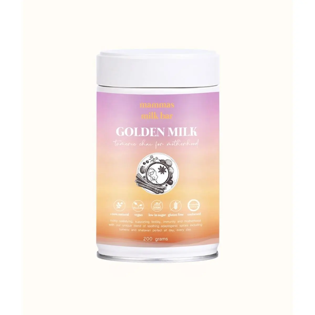 Mammas Milk Bar - Golden Milk - Fertility, Energy & Immunity - Made in NZ