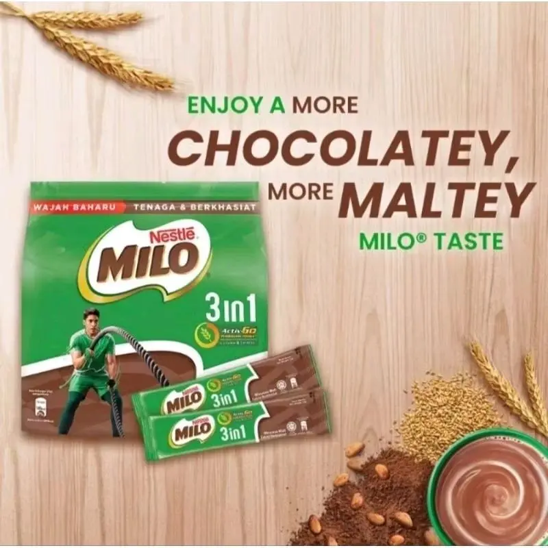 Susu Milo 3in1 Malaysia Original
