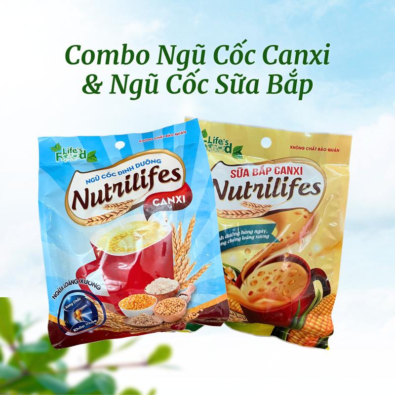  Combo Ngũ Cốc Dinh Dưỡng & Sữa Bắp Non Nutrilifes & Trường Thọ – Đa Dạng Dinh Dưỡng 