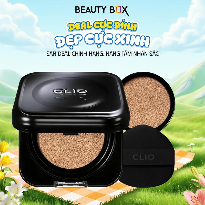 Phấn Nước Che Phủ Hoàn Hảo CLIO Kill Cover Founwear Cushion SPF 40, PA+++ 15