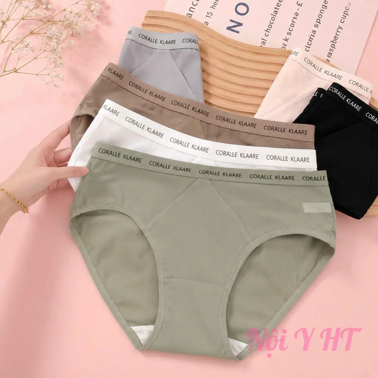Mua 10 QUẦN-TẶNG 1: Quần Lót Nữ Su Lạnh Phối Lưới Viền Cạp Chữ Khoẻ Khoắn Mát Đẹp Woment
