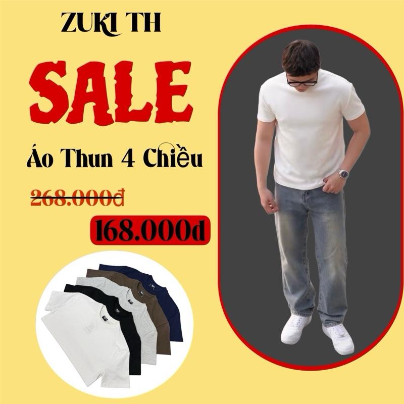    DEAL MỞ BÁN   Áo Thun Cổ Tròn ZUKITH Fom Relaxfit Tôn Dáng Vải Em Bé  Dành Cho Người Lớn 4c . Thời Trang Đơn giản ,chất liệu cao cấp 