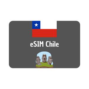Tarjeta eSIM Chile - Plan Datos para Viajes con Cobertura en Chile y Hotspot Top Up Disponible Solo Datos Movistar 4G