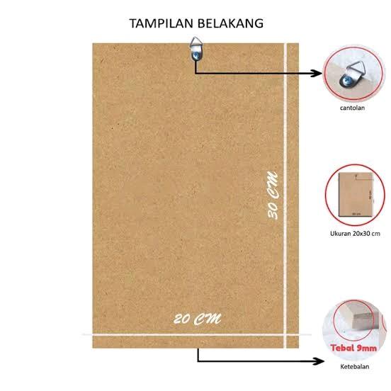 CETAK FOTO MDF 30X45 TEBAL 9mm / FOTOBLOK / PHOTOBLOK / BINGKAI MDF / FOTO COSTUM Gantungan 4