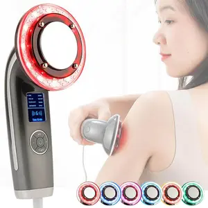 Beauty Machine & Massager Multifunction 8 in 1 Alat Kecantikan Mengencangkan Kulit & Perawatan Wajah Tubuh dengan EMS Sonic Infrared dan Ion Therapy