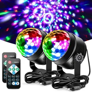 MALL TaffLED Lampu Disco laser sensor suara musik sorot Proyektor RGB 240V 6W with Remote Control