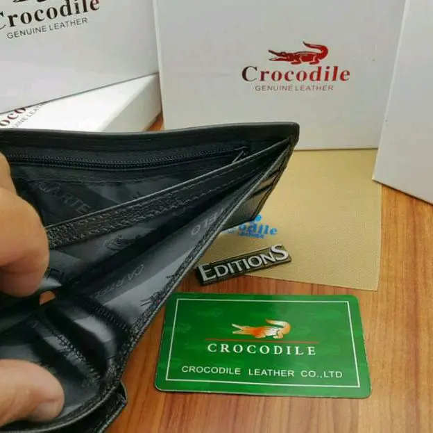Dompet Pria Kulit Asli Ada Resleting Dompet Pendek Model Tidur 3