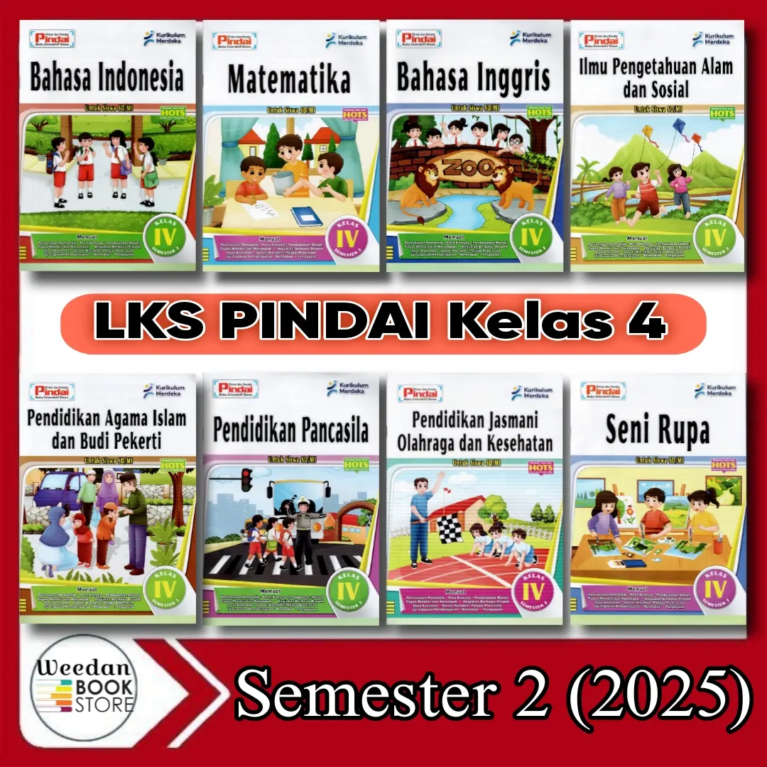 LKS PINDAI Kelas 4 Sd Semester 1 dan 2 Kurikulum Merdeka Cv Arya Duta Terbaru 2025