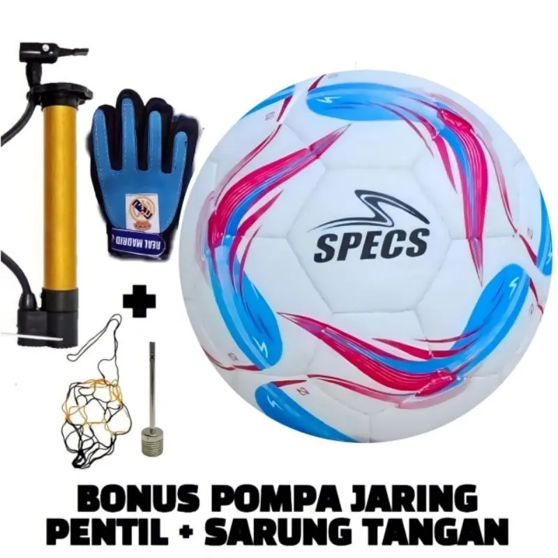 Bola Sepak No 5 Bonus Srung tangan pompa Logo ortus merah