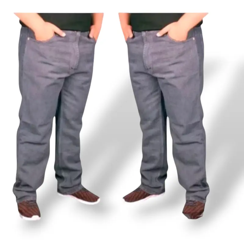 CELANA JEANS PRIA JUMBO / CELANA JEANS UKURAN BIGSIZE / CELANA Uk. 28 s/d 52 Hitam Denim 7