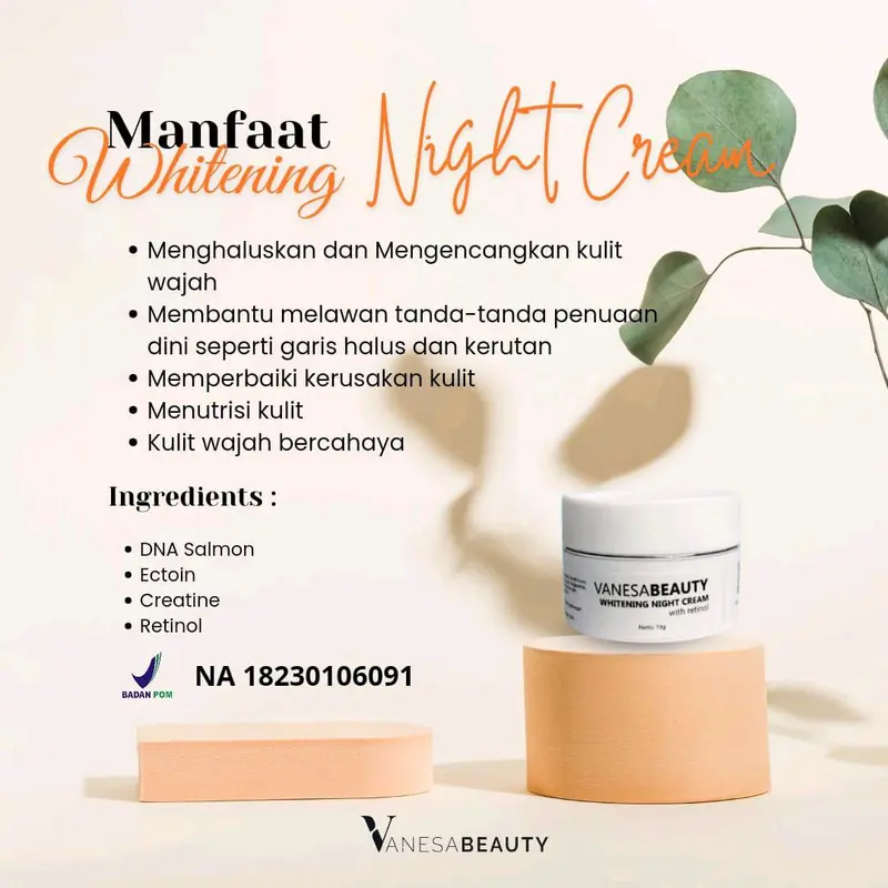 (OBRAL) Vanesa Beauty Skincare All Varia Kusam Mencerahkan memudarkan Flek mengatasi Jerawat susah putih kulit sensitif Wajah Kerutan 7