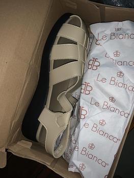 Product Review of Le Bianca ALY 21-0900 Sepatu Sendal Wanita Flat Sandal Army from R**🫧 1