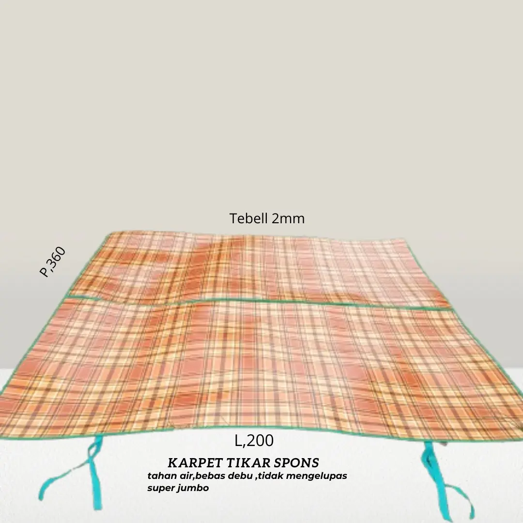 karpet tikar jumbo 240×200cm tebel 2mm , termurah ,soft waterproof,alas/permadani soft memory foam