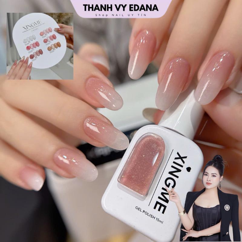 Sơn lẻ thạch nhũ ánh vàng kim sa 6 màu XINGME THANH VY EDANA