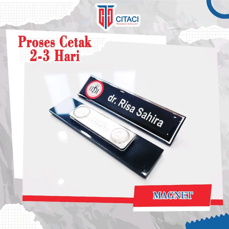 PAPAN NAMA SILVER, PIN NAMA, NAMA DADA, BED NAMA, NAME TAG, RESIN 2