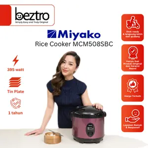 Miyako Magic Com 1.8 Liter 3in1 Stainless - MCM-508-SBC Rice Cooker Non Stick Nanoal MCM508SBC Terbaik Original