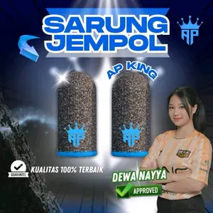 AP King Sarung Jempol Andra St Carbon Cloth Finger Sleeve x Mobile Gaming Anti Keringat Mobile Legends & FF Joystick