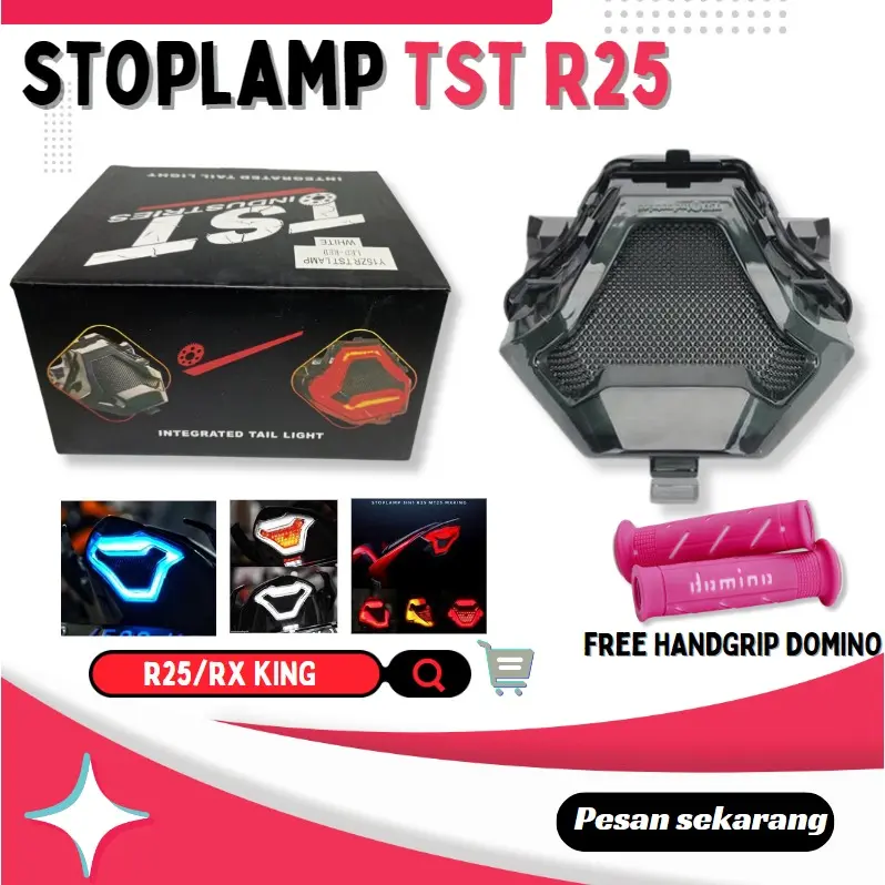 stoplamp tst Biru STOPLAMP LAMPU REM BELAKANG TST VENUT PNP R25 lampu rem yamaha r25 MX KING MT25 5