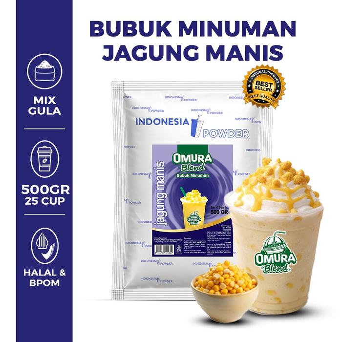 Gambar OMURA Blend Bubuk Minuman Rasa Jagung Manis / Sweet Corn Powder Drink 500 GR Omura Powder dari OMURA POWDER SHOP Kota Administrasi Jakarta Barat Tokopedia