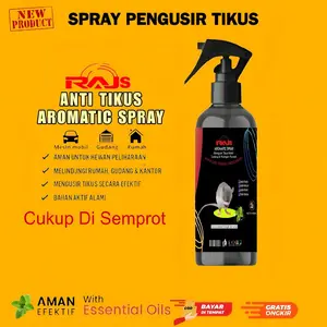 Rajs Aromatic spray pengusir tikus rumah gudang dan kendaraan Anti tikus