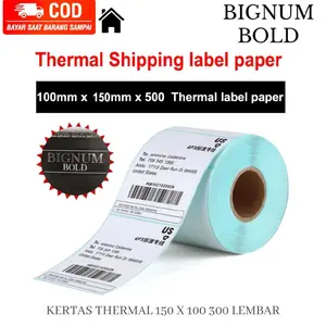 Kertas Thermal merek Bignum 100x150 Label Thermal