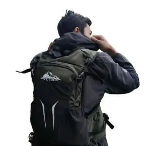 Nutha Hydropack ARMY Nutha Seri Eagle  10L Tas Hiking Lari Sepeda Outdoor dengan 2 Selang Utama & Tempat Waterblader 250 Gram