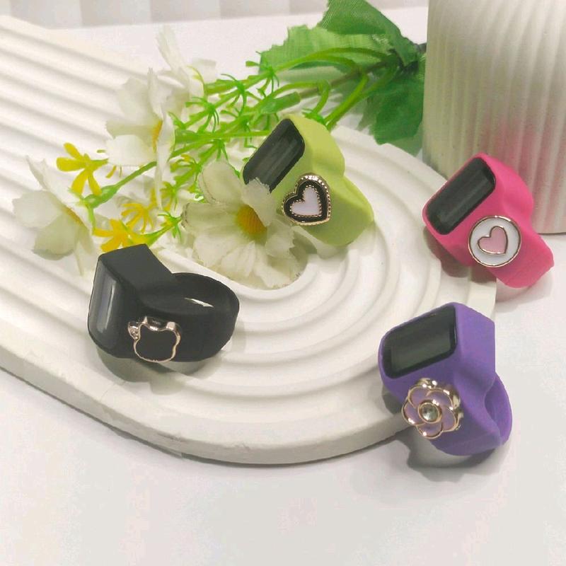 Suhannas - (FREE BUKU DZIKIR) Cincin Tasbih Digital  Muslim Motif Butterfly. 5