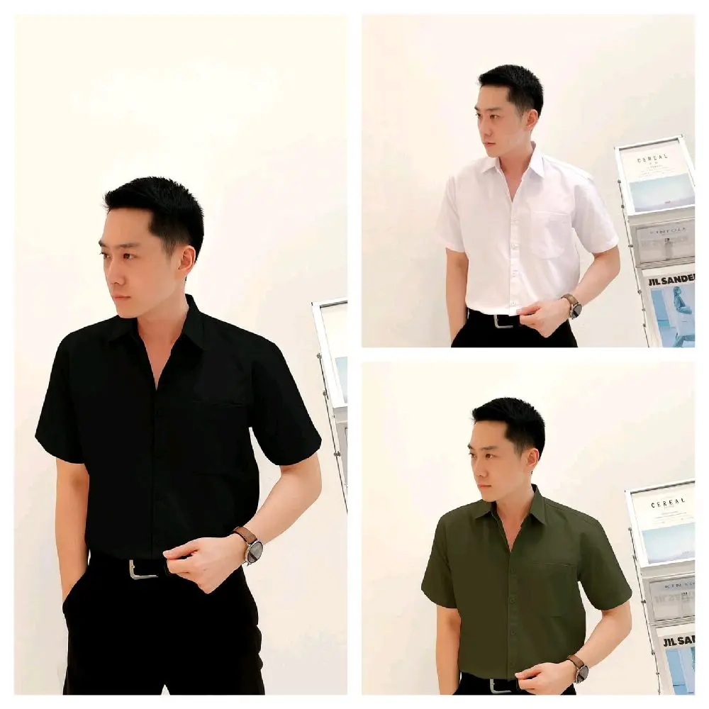 Toyobo Kemeja Premium Lengan PENDEK Beli 1 Dapat 3 Harga Mulai 100 Ribuan Bahan Adem Halus Tidak Mudah Kusut Size Lengkap Warna Elegan Cocok untuk Kerja & Acara Formal Baju Pria Dewasa Hitam Katun Putih Toyobo Kemeja Premium Lengan PENDEK Beli 1 Dapat 3 Harga Mulai 100 Ribuan Bahan Adem Halus Tidak Mudah Kusut Size Lengkap Warna Elegan Cocok untuk Kerja & Acara Formal Baju Pria Dewasa Hitam Katun Putih