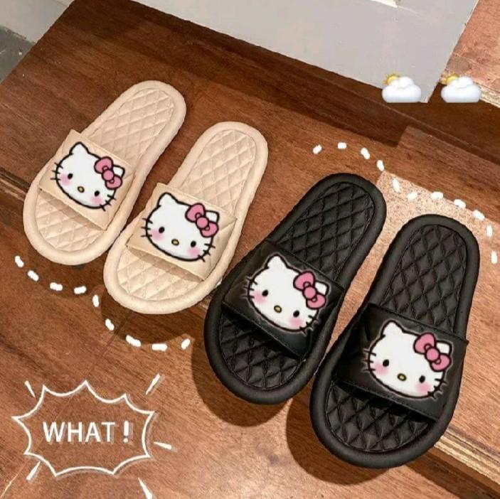 PROMO BAYAR DITEMPAT BELI 1 GRATIS 1 Sandal Slop Wanita Sandal Rumah Sandal Ruangan Sandal Hotel Sandal Kokop Kartun Shoes Sendal 4