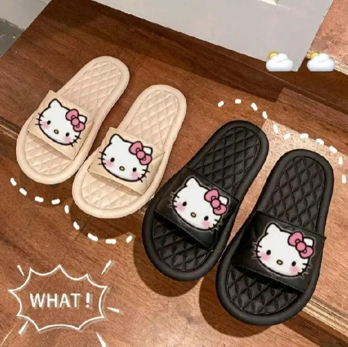 PROMO BAYAR DITEMPAT BELI 1 GRATIS 1 Sandal Slop Wanita Sandal Rumah Sandal Ruangan Sandal Hotel Sandal Kokop Kartun Shoes Sendal 4