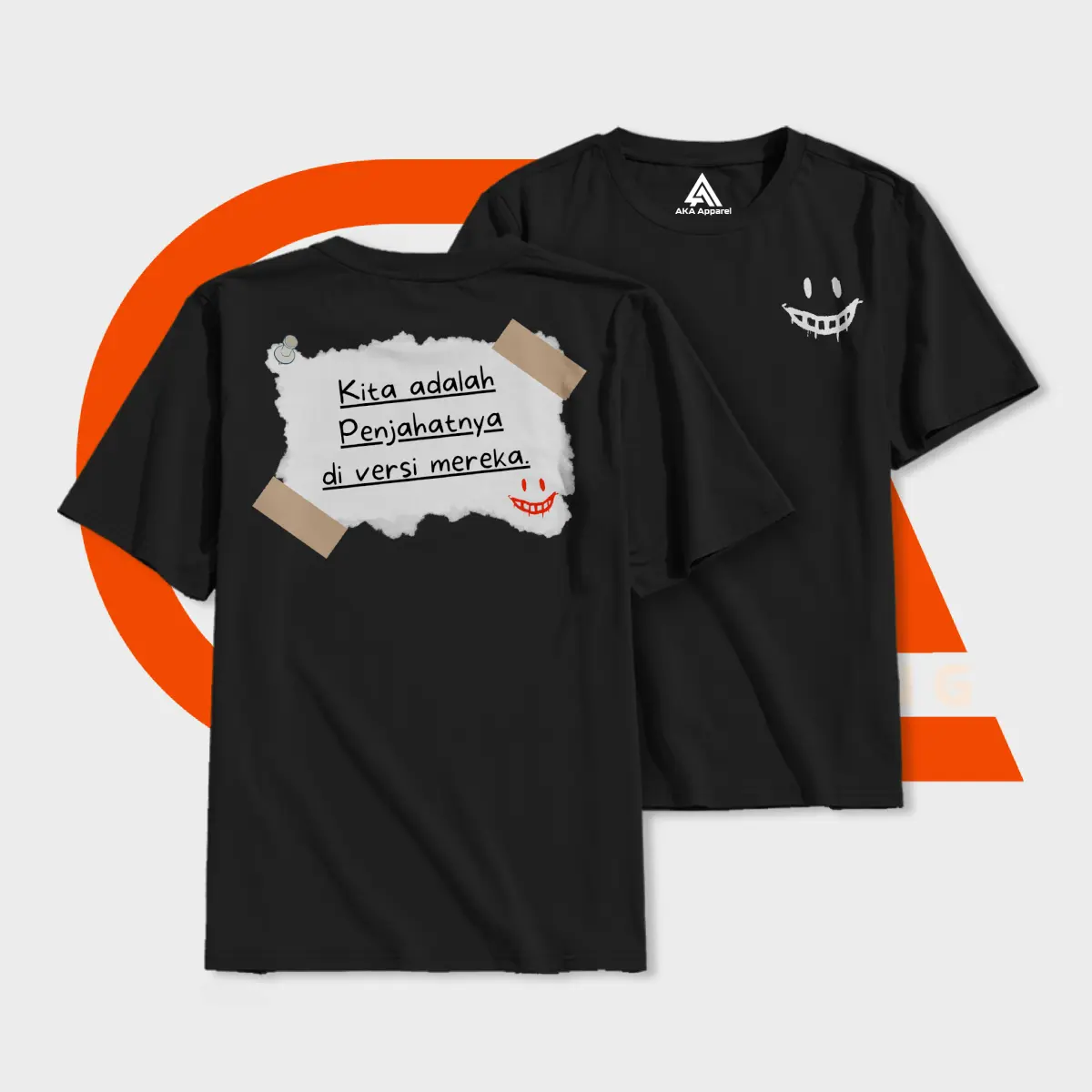 Distro Aing Kaos Baju Kita Adalah Penjahatnya Di Versi Mereka Katun Combed Unisex Oblong Surfing