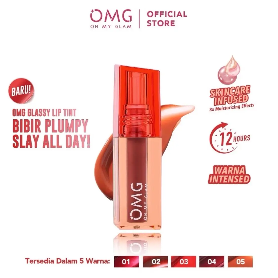 OH MY GLAM Glassy lip tint