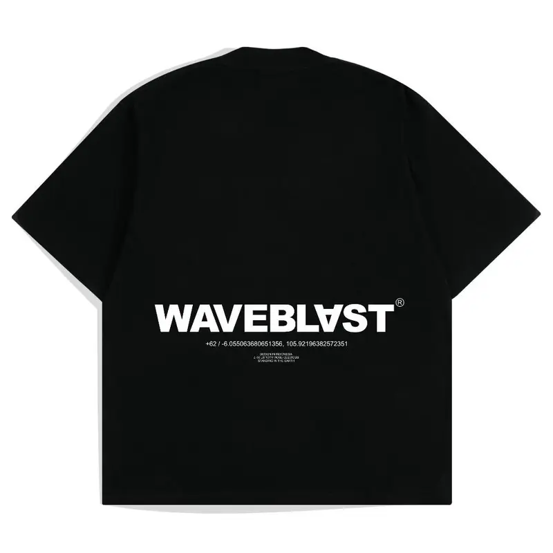Waveblast Oversize T-Shirt Goodfarm Black Shop Tokopedia