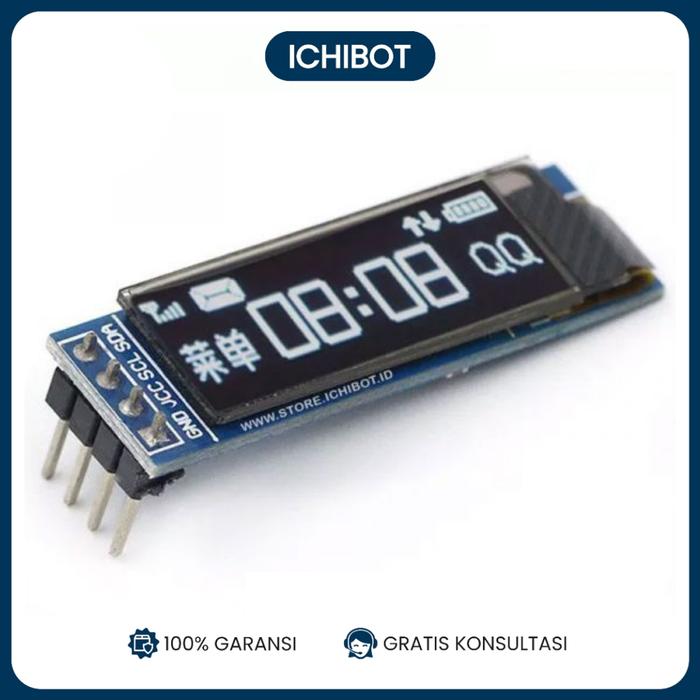 Gambar LCD Oled 0.91 inchi I2C 128x32 pixel dari ichibot Kab. Sleman Tokopedia