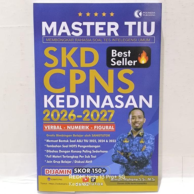 BUKU BESTSELLER MASTER TIU SKD CPNS KEDINASAN 2026/2027