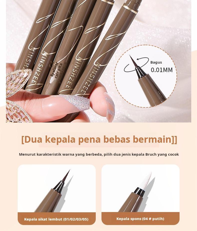 Pensil Eyeliner Tahan Air dan Keringat 0,01 Inci Lembut Terjangkau dan Mudah Digunakan untuk Makeup Mata