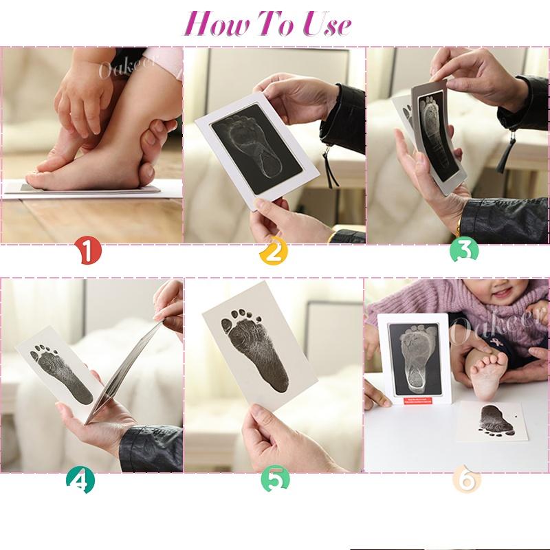 Product Introduction of Pet Paw Print Ink Pad For Dogs, Touchless Ink Pad Pet Footprint Pad For Memorial Supplies 2