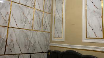 Product Review of ( EXCLUSIVE RUMAHMANJA ) Paket 20 Lembar Wallpaper dinding Vinyl Marble 30 x 60 cm 0,3cm  / Vinyl Marbel Granit / Stiker Lemari Cabinet Marbel from I**a 1