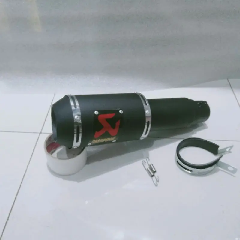 Silnser Akrapovic GP Lorenzo untuk Motor Vixion CBR CB R15 Scorpion Byson Fu Sonic Supra Jupiter Mio Beat Vario Nmax Aerox DLL - Motorcycle Knalpot 1