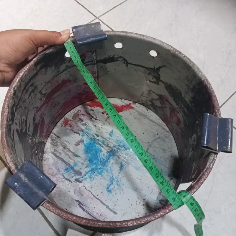 Tungku Kayu Bakar D28cm bhn drum 6