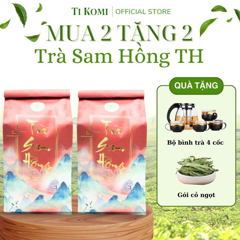   COMBO  Trà Sam Hồng Thượng Hạng -  Hỗ Trợ Thanh Nhiệt Làm Mát; Hỗ Trợ Cải Thiện Giấc Ngủ - Trà Thảo Mộc Tea Nước Trà Chè TIKOMI 