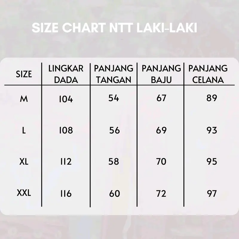 Baju Adat NTT Dewasa Satuan Pria Wanita - Satin Halus 4
