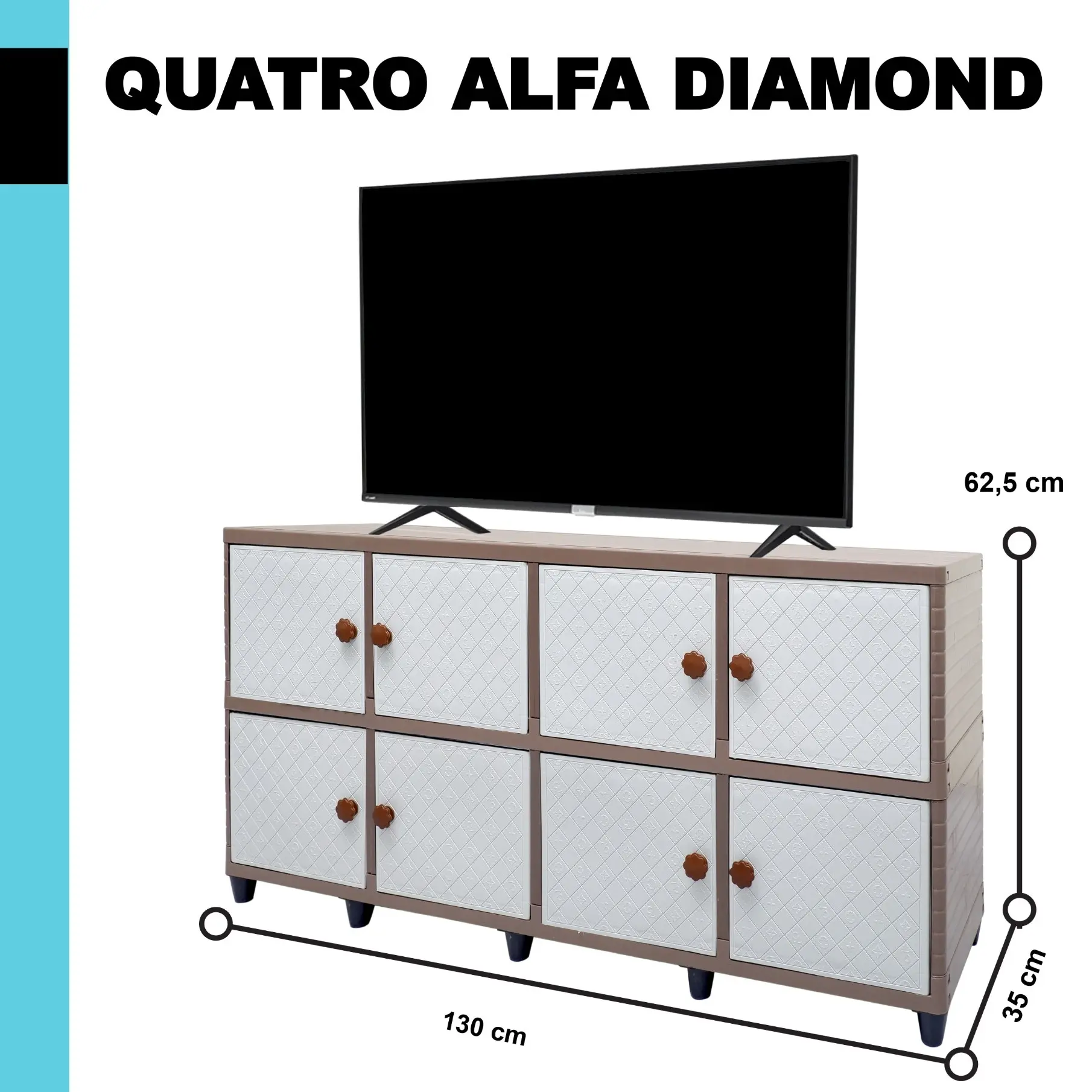 LEMARI PLASTIK CLUB FASHION QUATRO ALFA LINE SUSUN 2 SUSUN 3 LEMARI SERBAGUNA [CLBBOX]