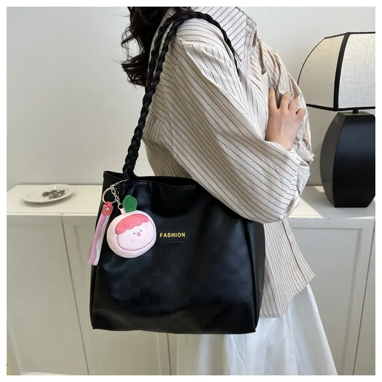 Túi Xách Da Mềm Thời Trang, Túi Đi Lại, Túi Đeo Vai Sức Chứa Lớn Mới, Túi Tote Nữ Bag 7