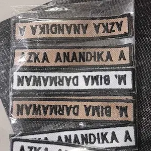 Bordir nama 1 HARI JADI , bisa request warna dan ukuran